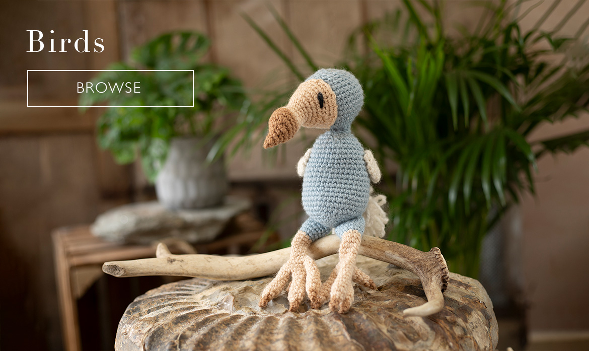 Birds crochet patterns dodo toft